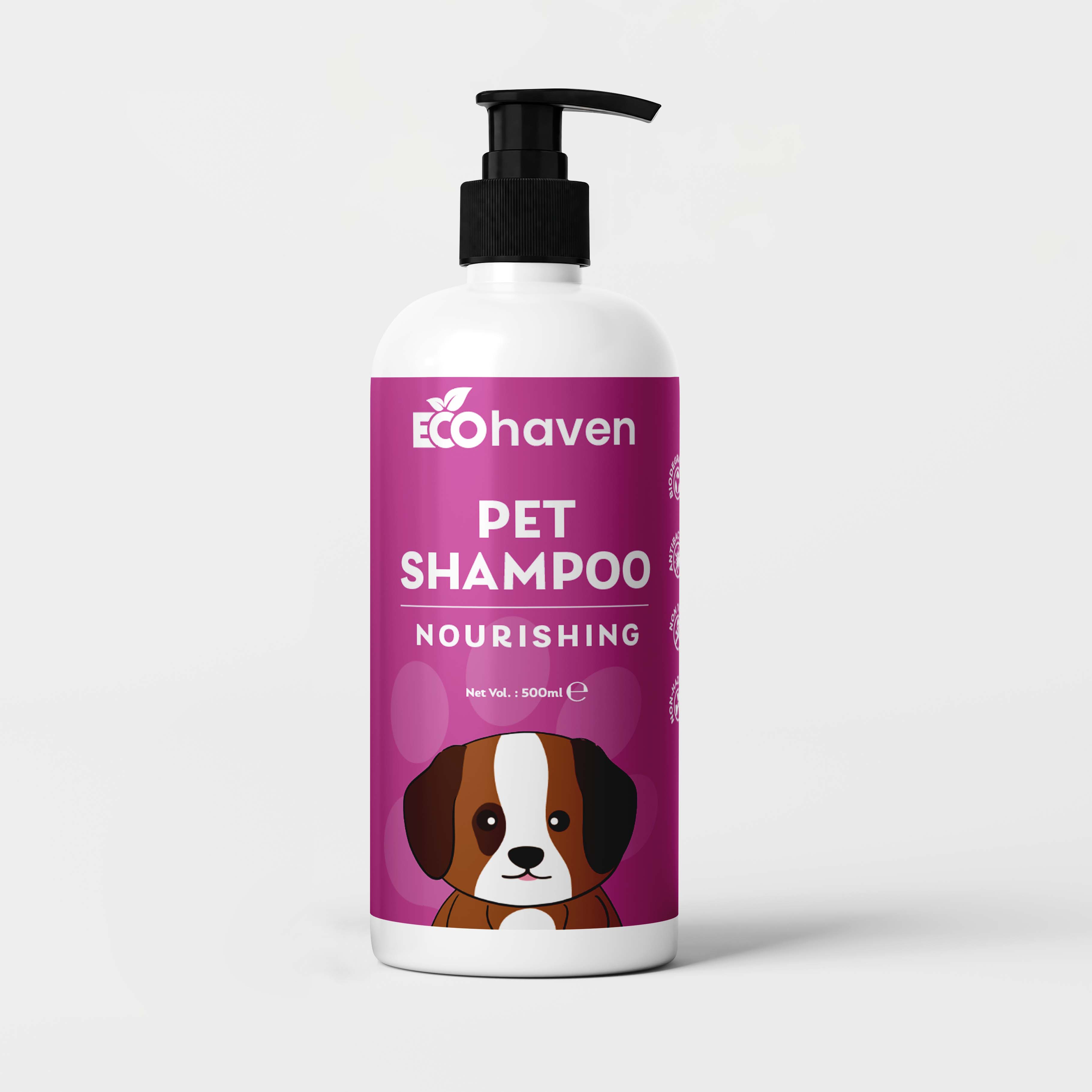 Ecohaven Organic Nourishing Pet Shampoo & Conditioner – 500ml Lavender Scent | 2-in-1